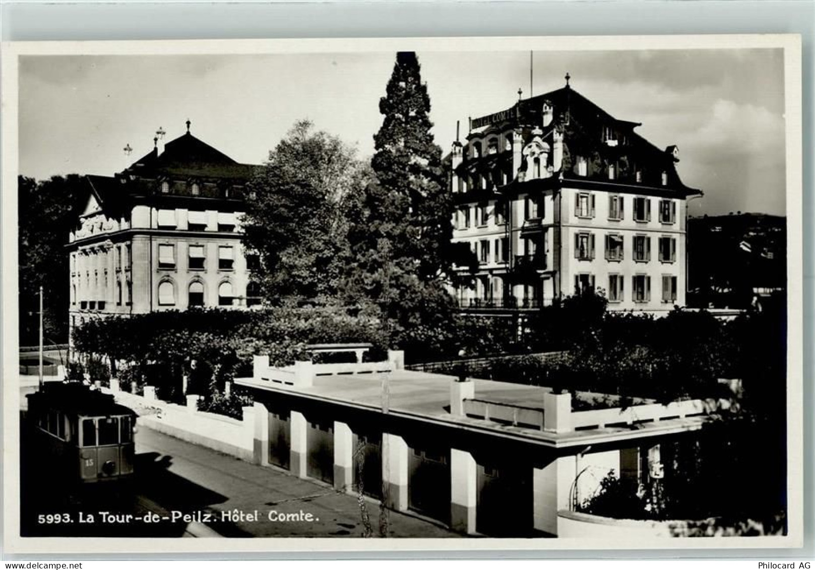 1814 La Tour-de-Peilz - Hotel Comte Straßenbahn - 10303830