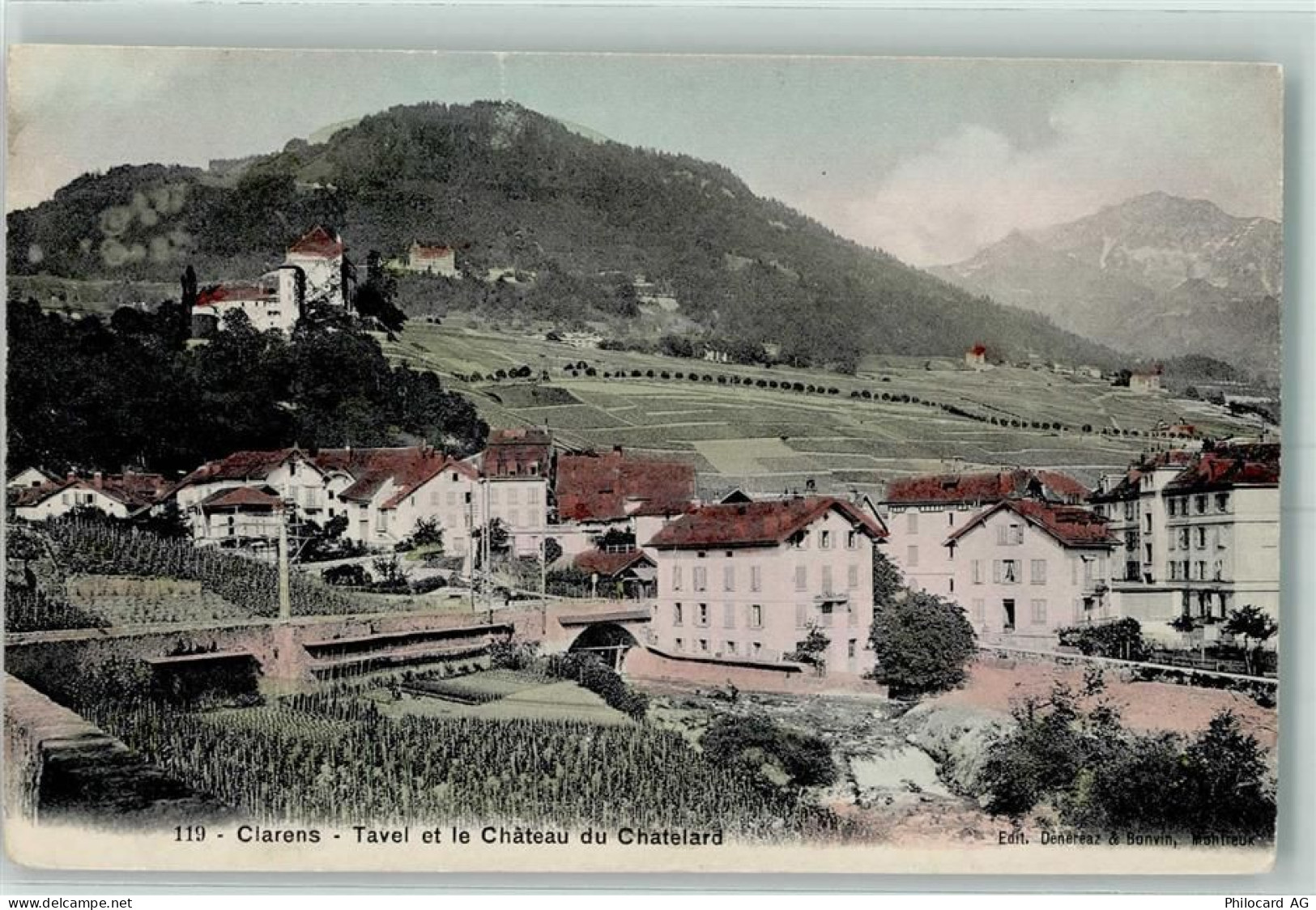 1815 Clarens - Tavel et le Chateau du Chatelard - 13172650