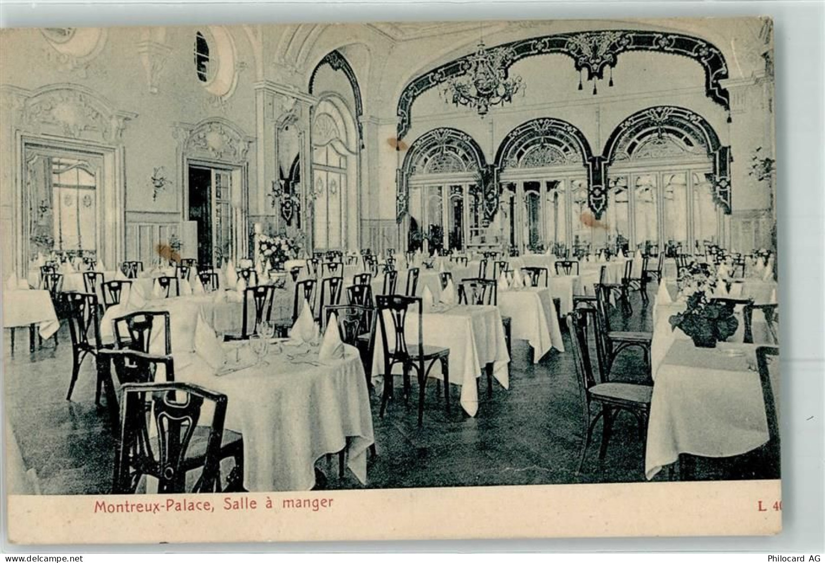 1820 Montreux 1907 - Montreux-Palace Speisesaal - 10643806