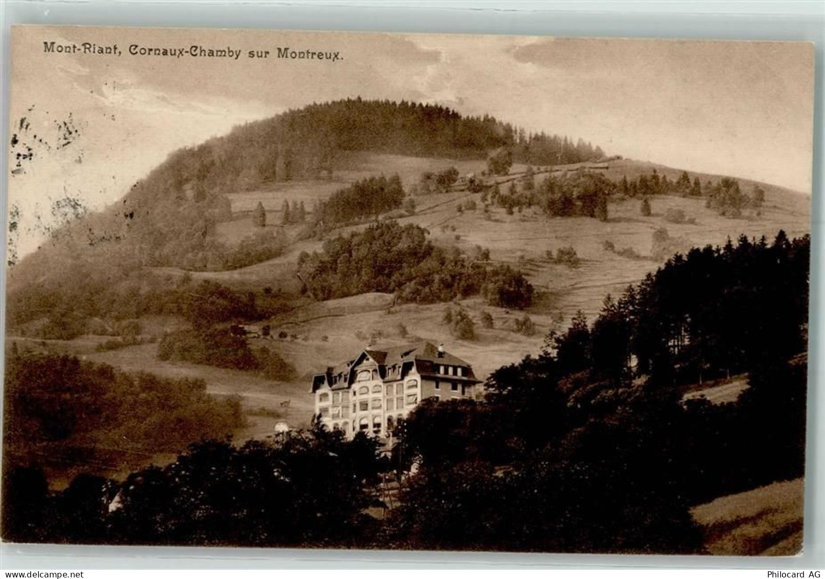 1820 Montreux 1912 - Mont Riant Cornaux Chamby - 10586798