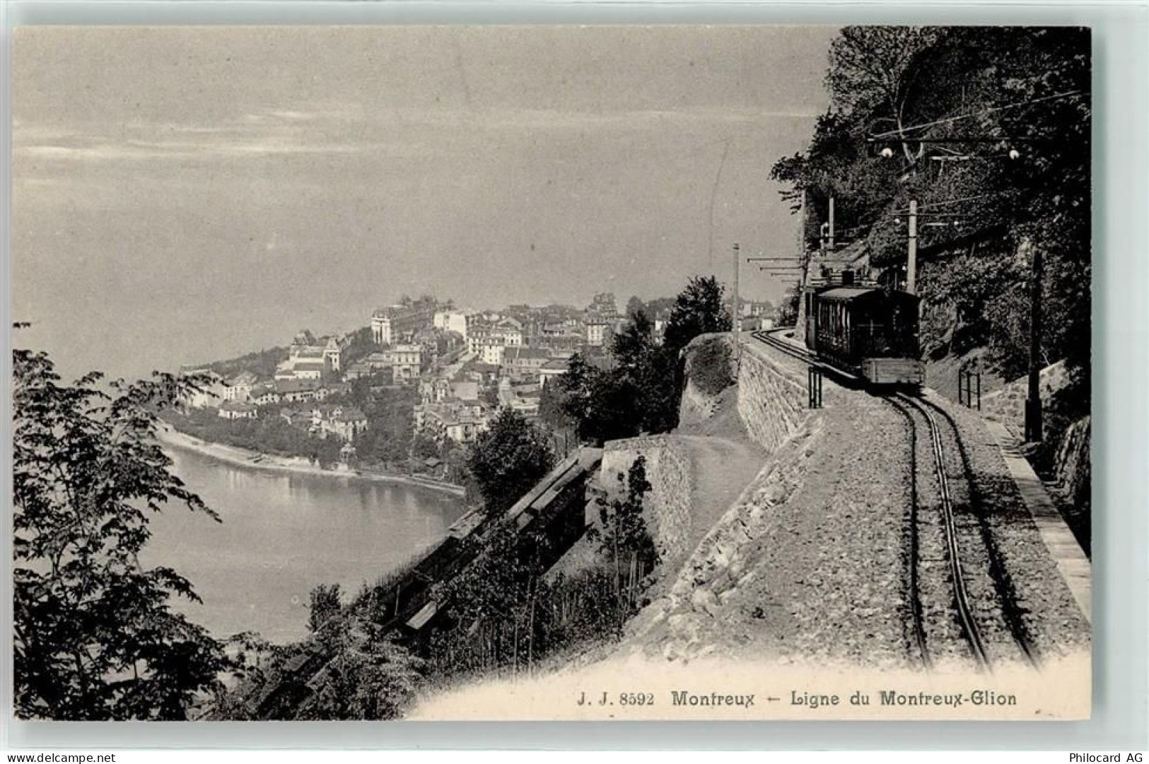 1820 Montreux - Linie Montreux Glion Bergbahn - 10606902