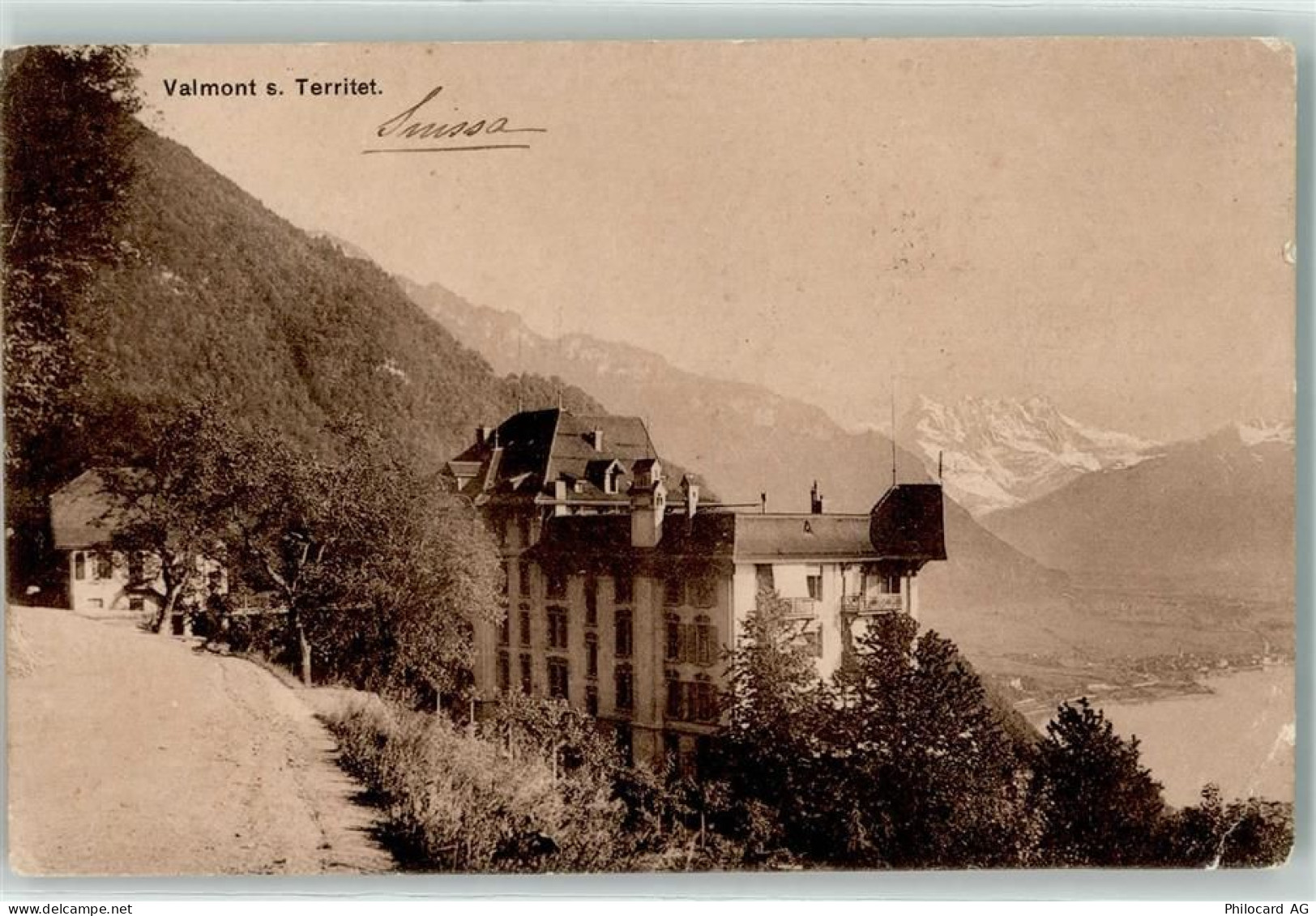 1820 Territet 1910 Gebrauchsspuren Valmont - 10613838