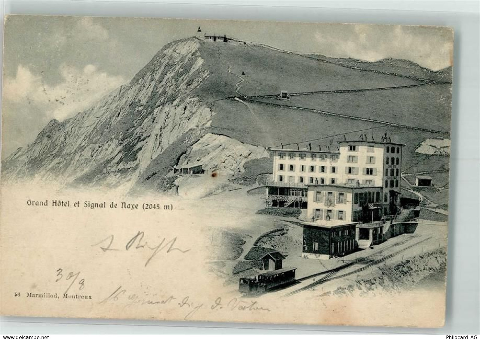1820 Veytaux 1905 - Grand Hotel Signal de Naye Bergbahn - 39697499