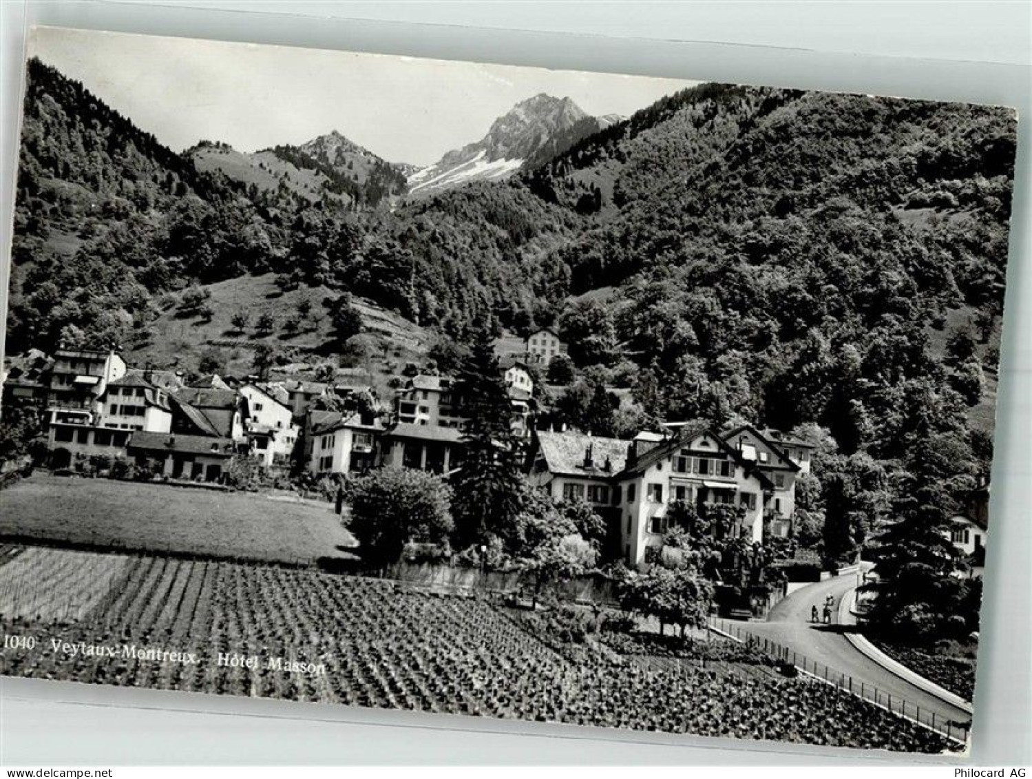 1820 Veytaux 1961 Foto AK Hotel Maison - 38212032