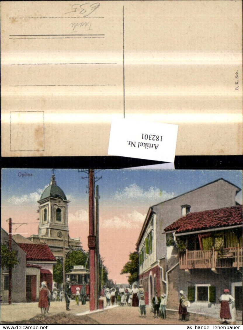 182301,Friuli-Venezia-Giulia Trieste Opcina Straßenansicht
