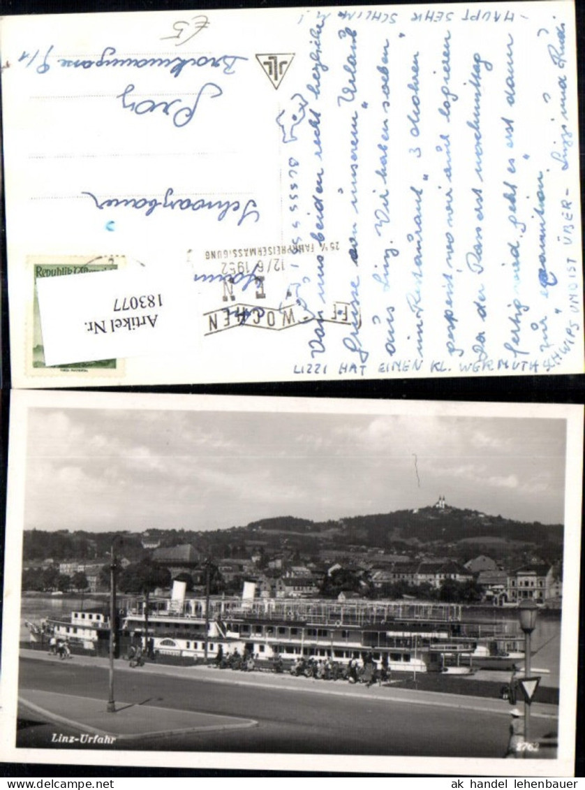 183077,Linz Urfahr Dampfschiff