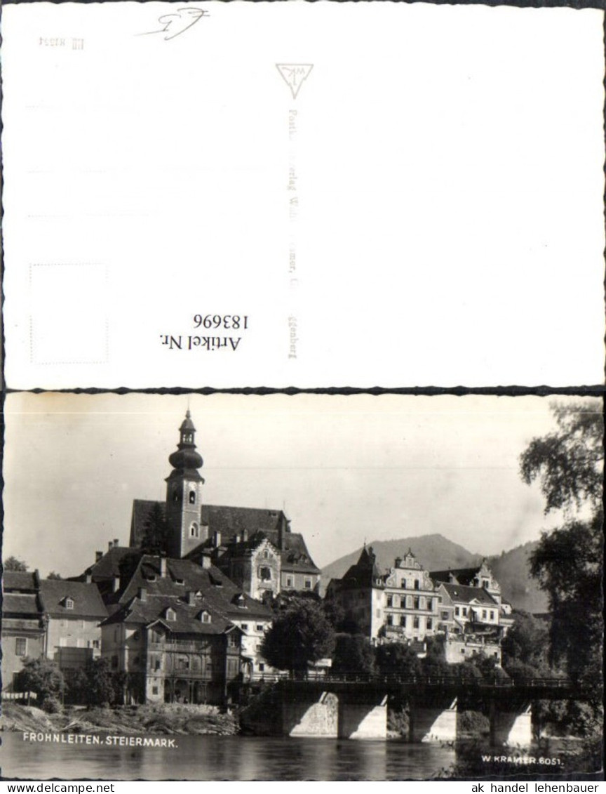 183696,Frohnleiten Ansicht m. Brücke