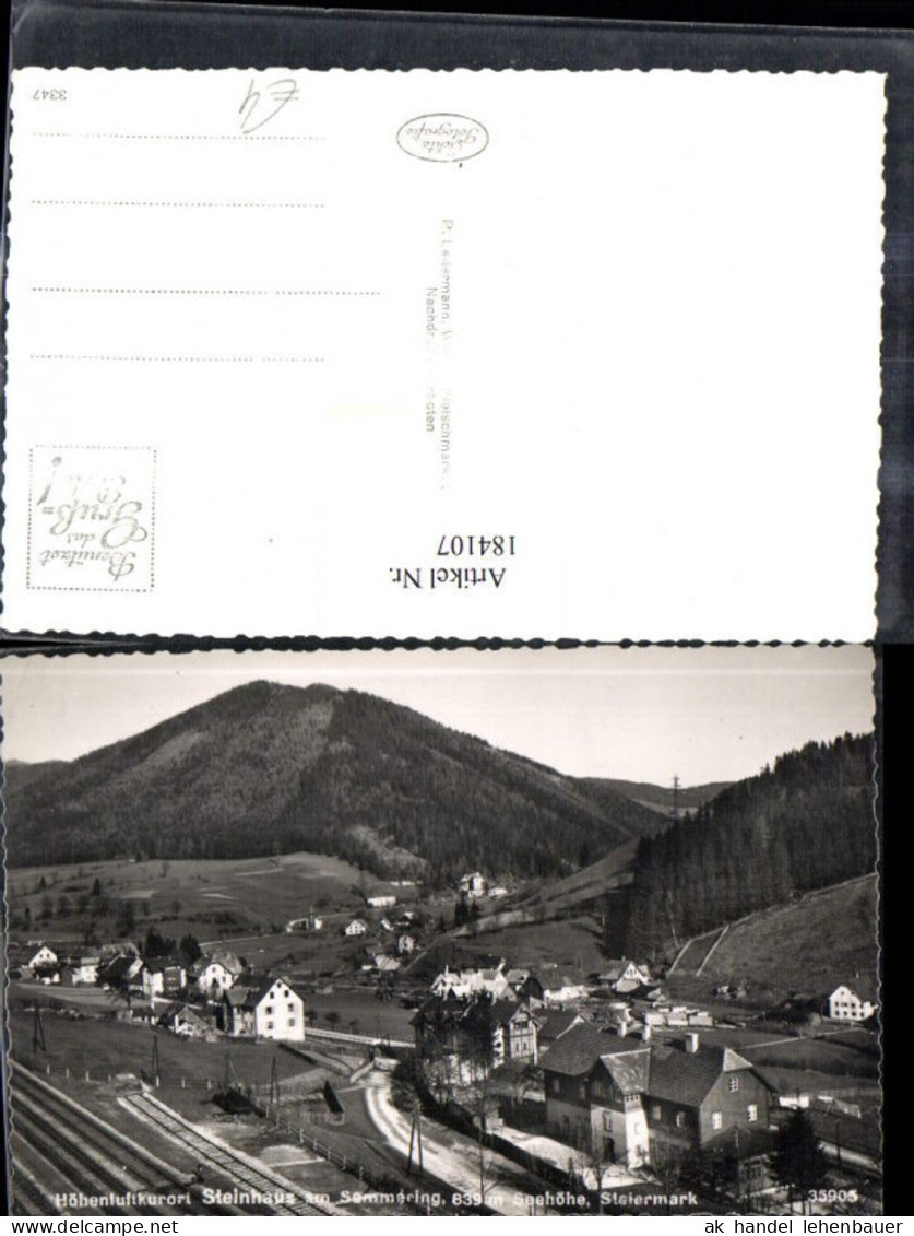 184107,Steinhaus Totale am Semmering