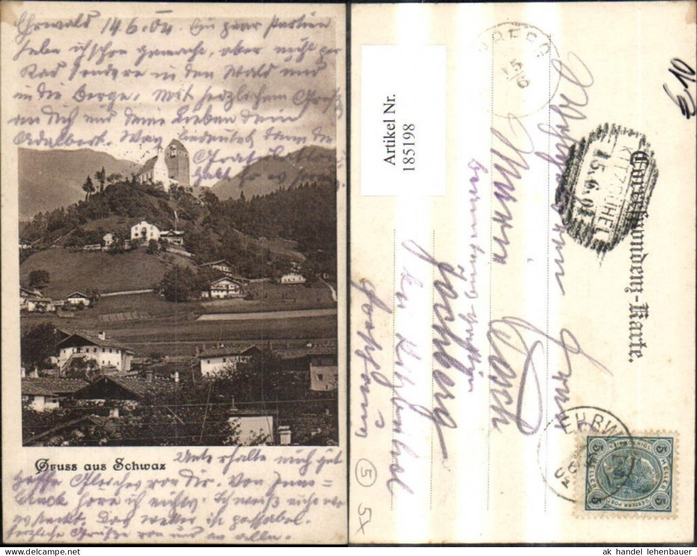 185198,Schwaz Teilansicht