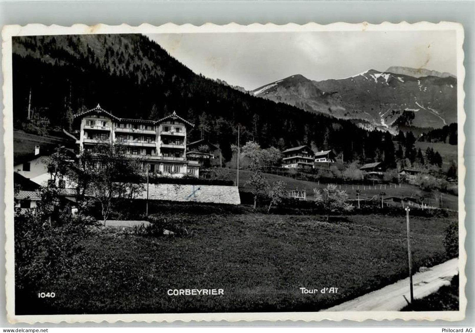1856 Corbeyrier 1955 Foto AK Hotel - 10748738