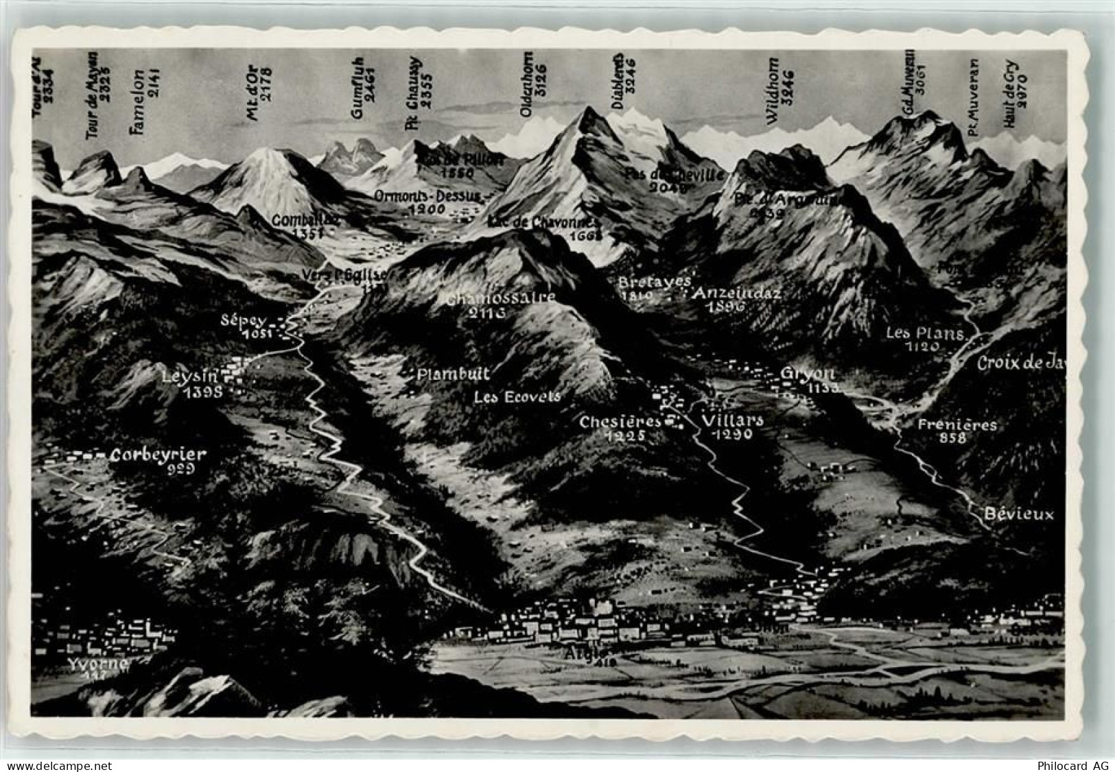 1860 Aigle - Vogelschau - 10589526