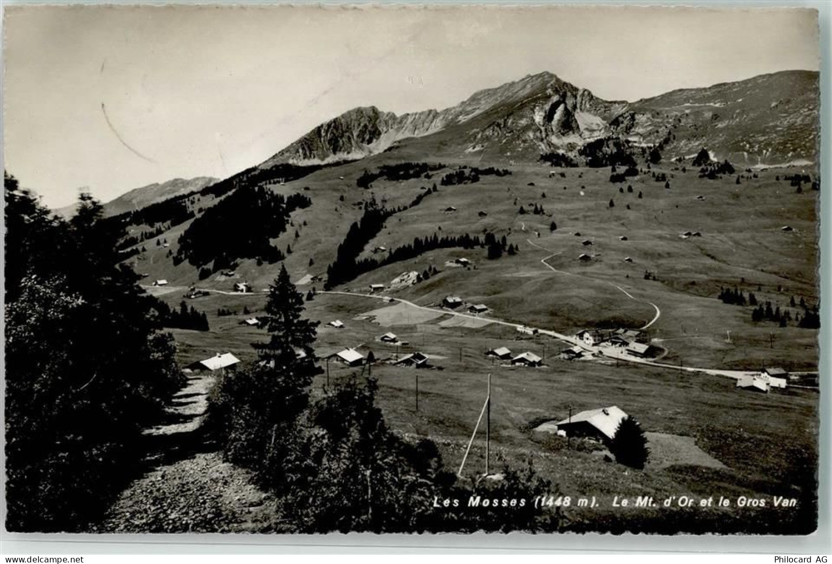 1862 Les Mosses Ormont-Dessous Foto AK - 39499465