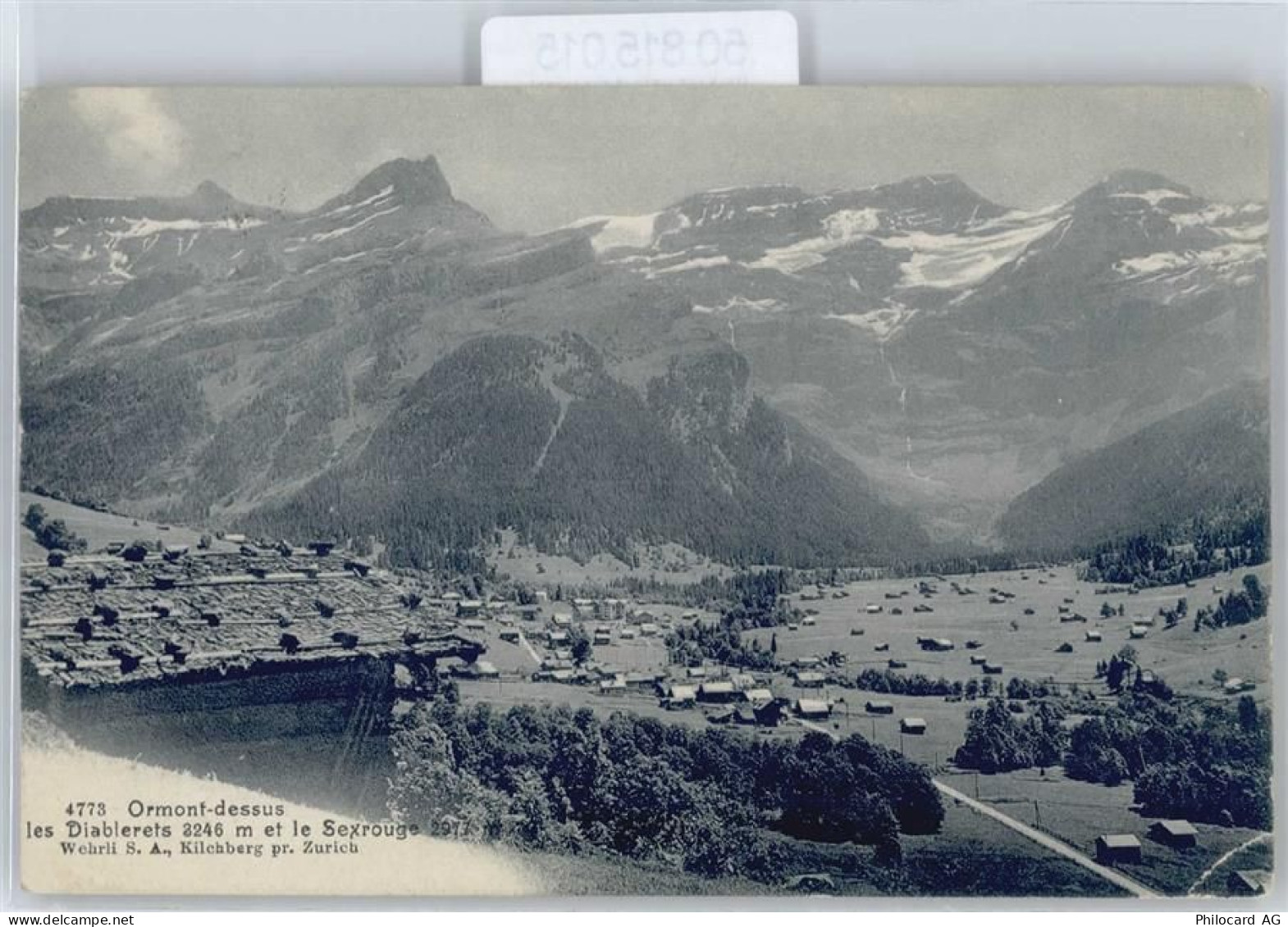 1863 Cergnat Ormont-Dessous - Gesamtansicht - 50815015