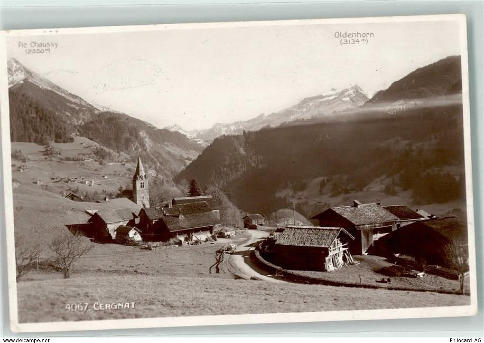 1863 Cergnat Ormont-Dessous - Kirche Oldenhorn - 10607586