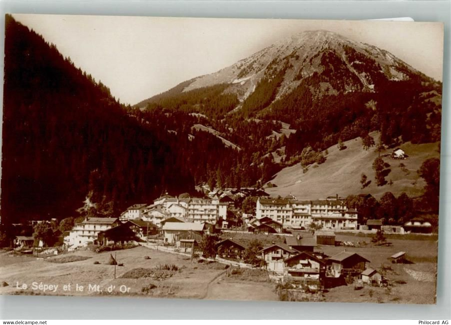 1863 Le Sépey Ormont-Dessous Foto AK - 38192176