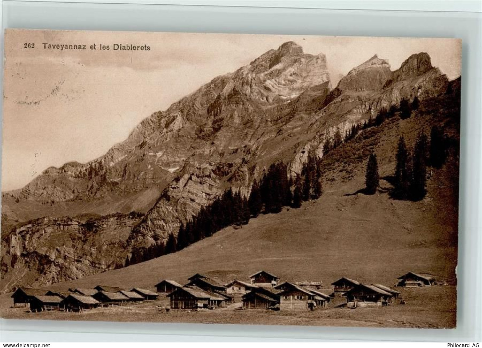 1865 Les Diablerets Ormont-Dessus 1912 - Taveyannaz et les Diablerets, S... - 13079134