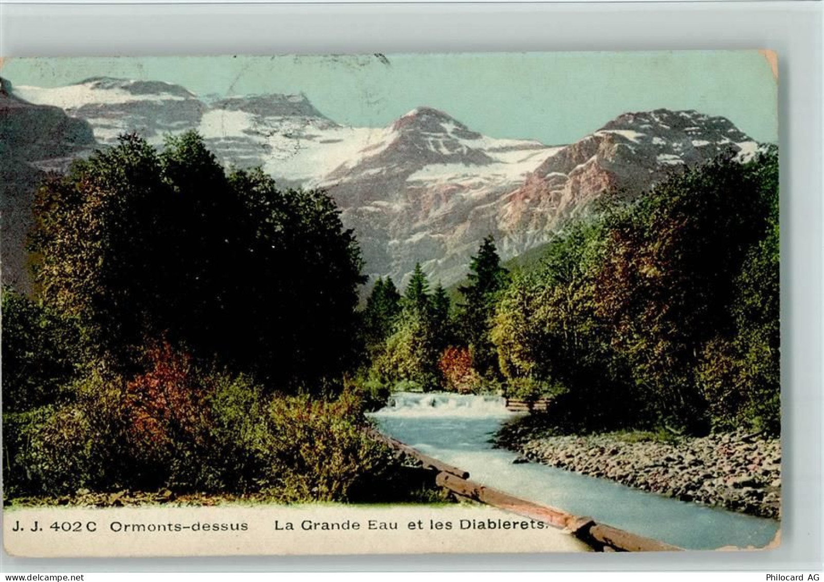 1865 Les Diablerets Ormont-Dessus - La Grande Eau et les Diablerets - 12112908