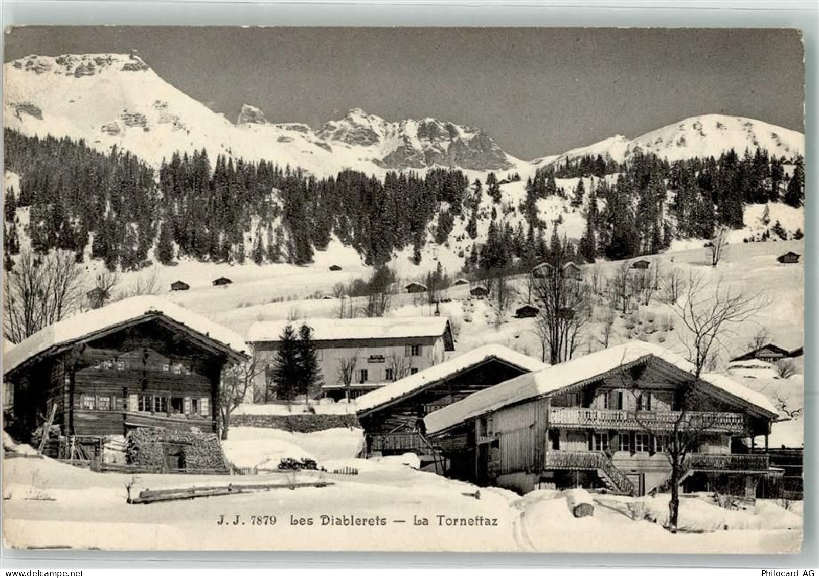 1865 Les Diablerets Ormont-Dessus - Tornettaz Winter - 10645313
