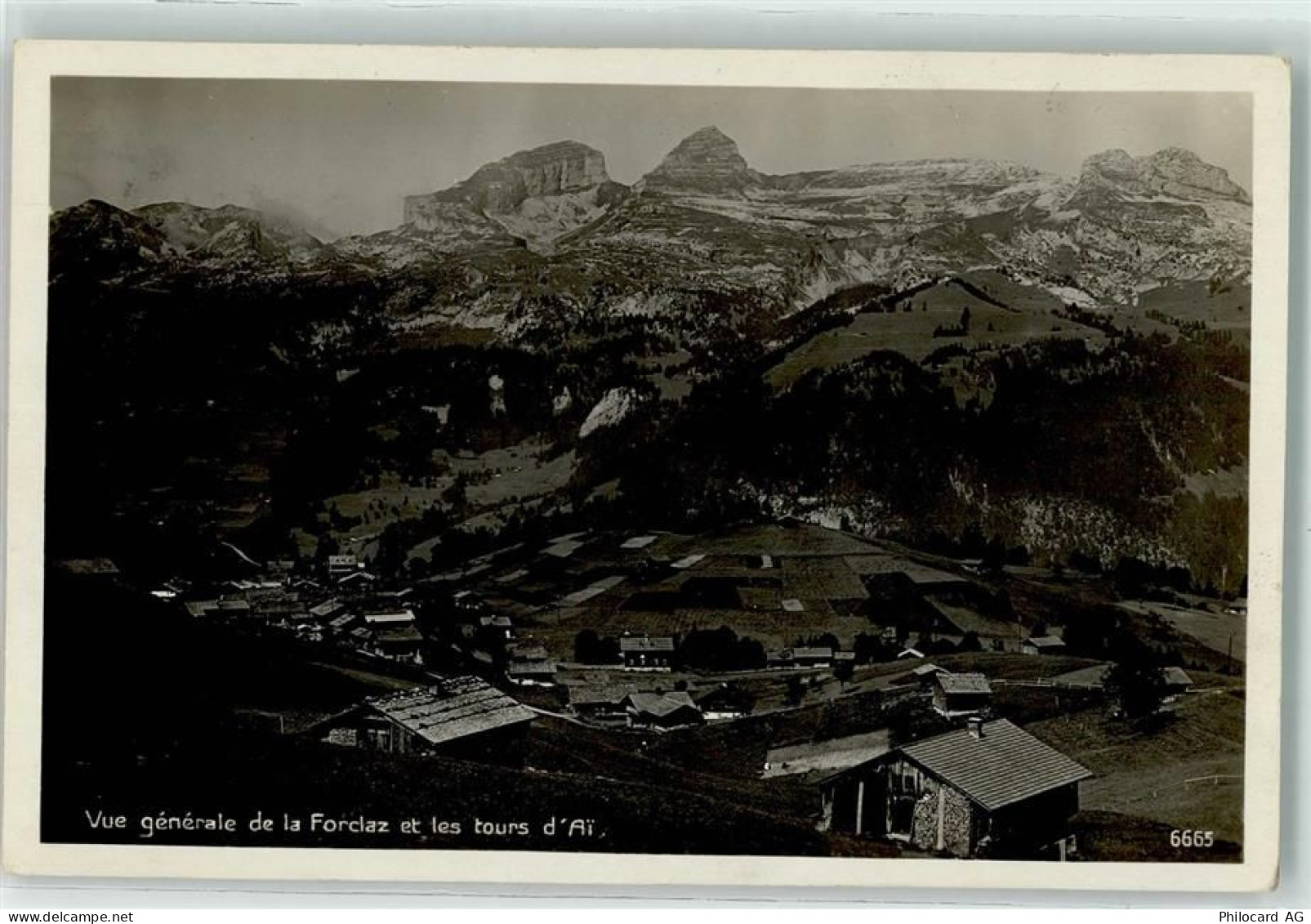 1866 La Forclaz VD Ormont-Dessous - Tours d Ai - 10610582