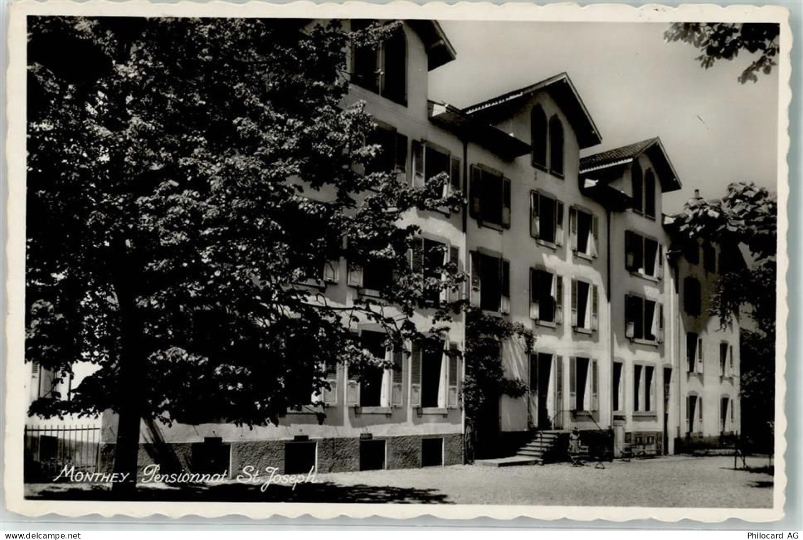 1870 Monthey Foto AK Penionat St. Joseph - 39499452