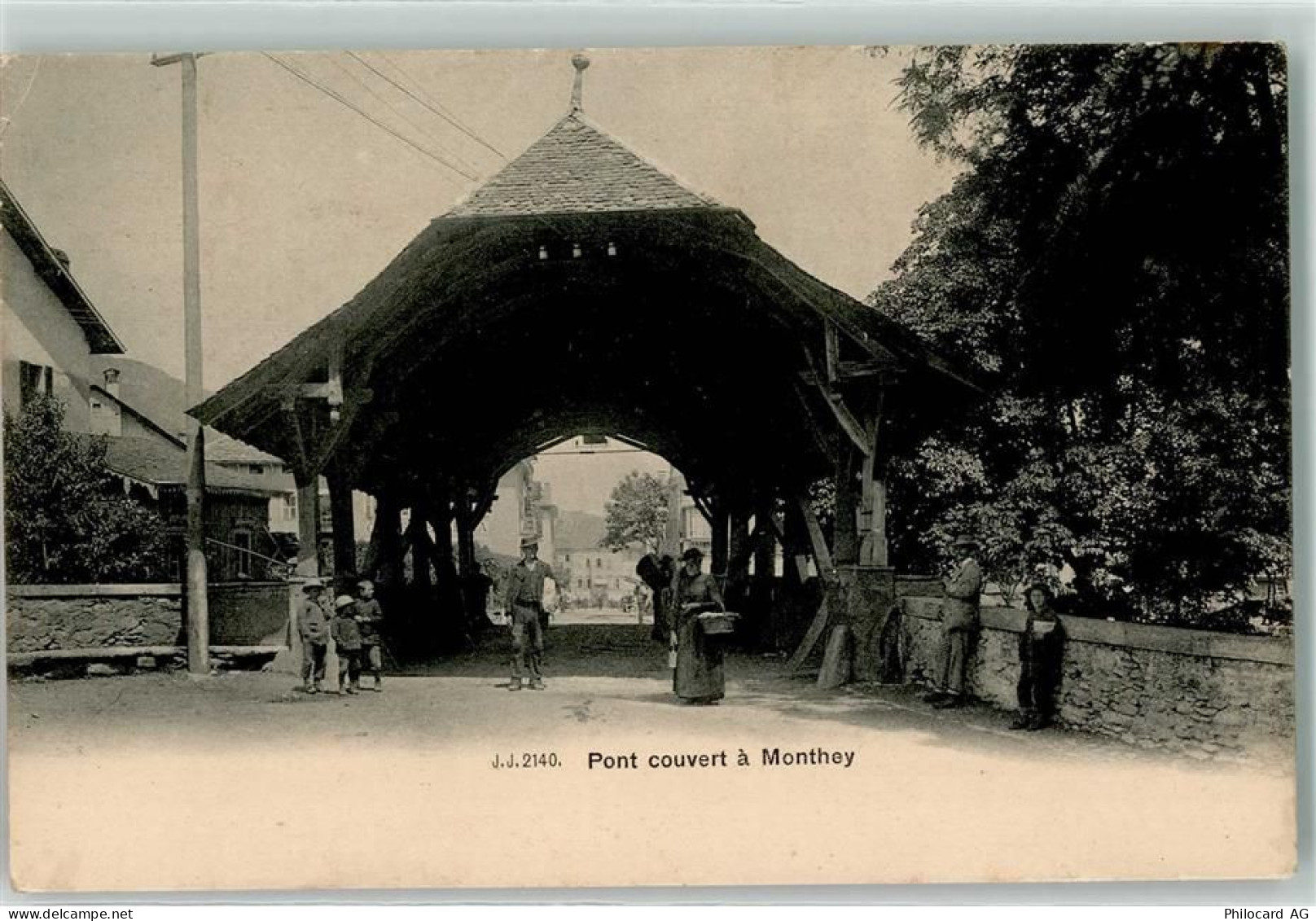 1870 Monthey - Pont couvert - 13197763