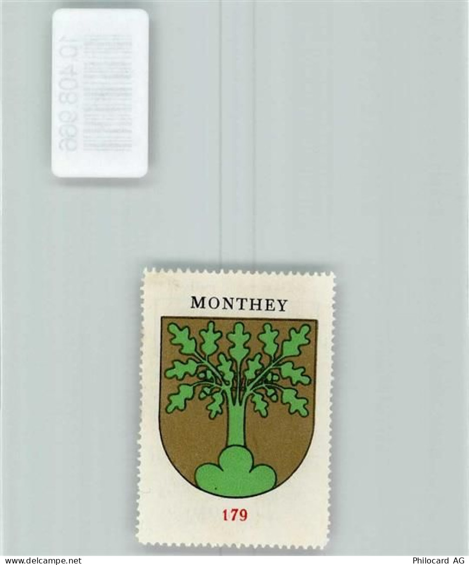 1870 Monthey - Vignette Wappen Kaffee Hag ca 1920-1940 Eiche - 10408966