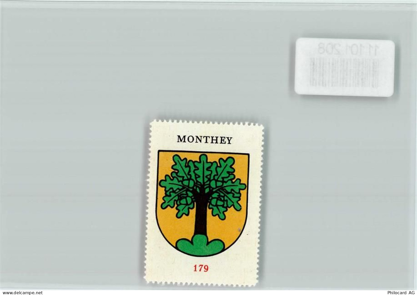 1870 Monthey - Vignette Wappen Kaffee Hag ca 1920-1940 Monthey - 11101208