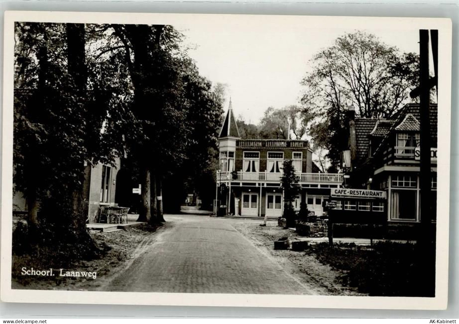 1871 Schoorl Foto AK Cafe Gasthaus Laanweg - 38188161