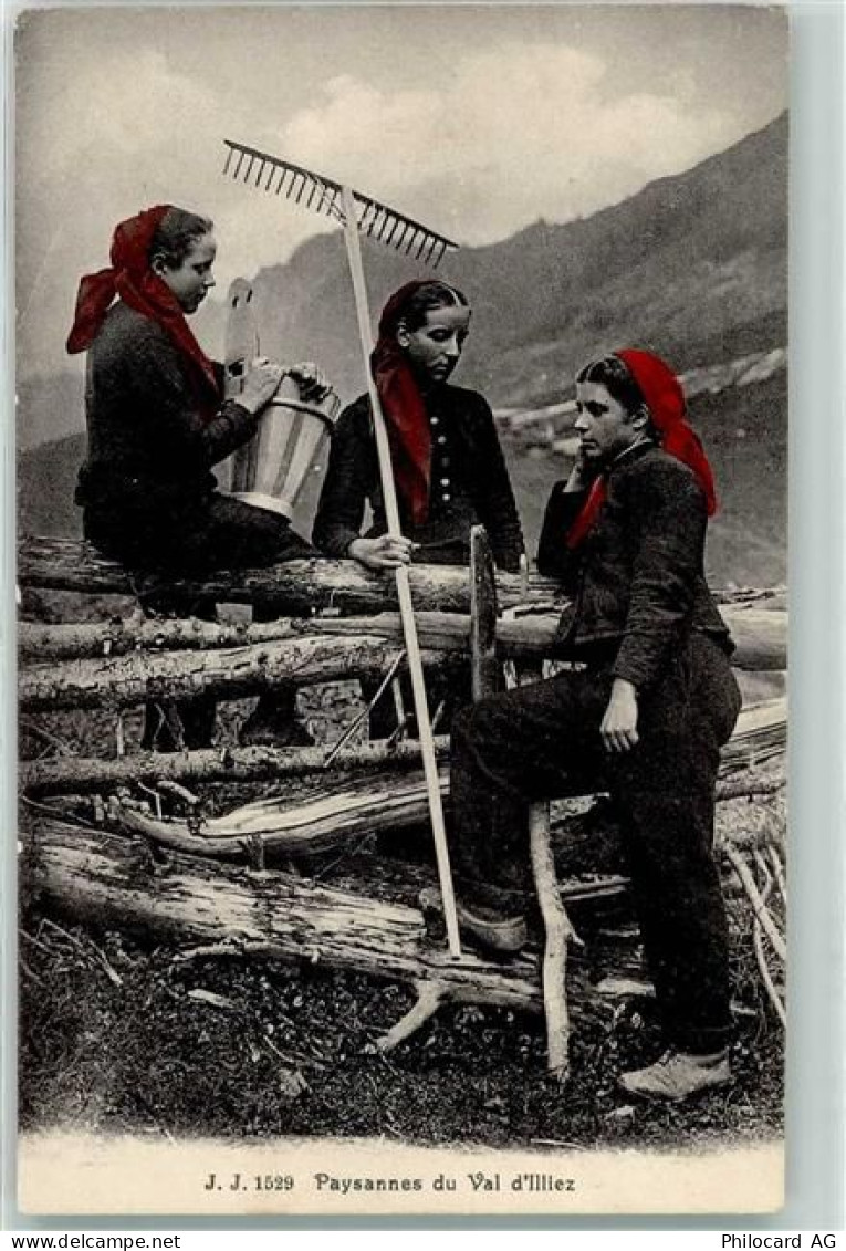 1873 Val-dIlliez - Bäuererinnen - 10601730