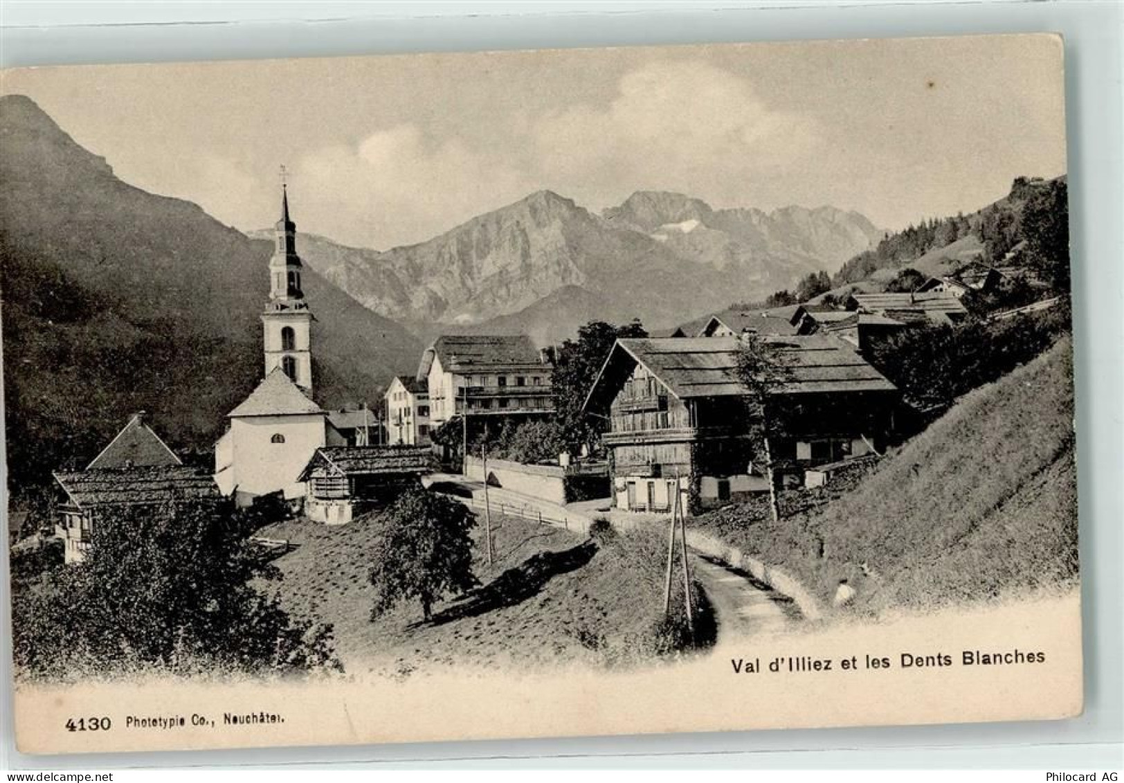 1873 Val-dIlliez - Dents Blaches Kirche - 10611190