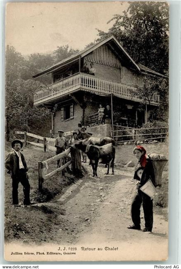 1873 Val-dIlliez - Heimkehr von der Feldarbeit - 10601679