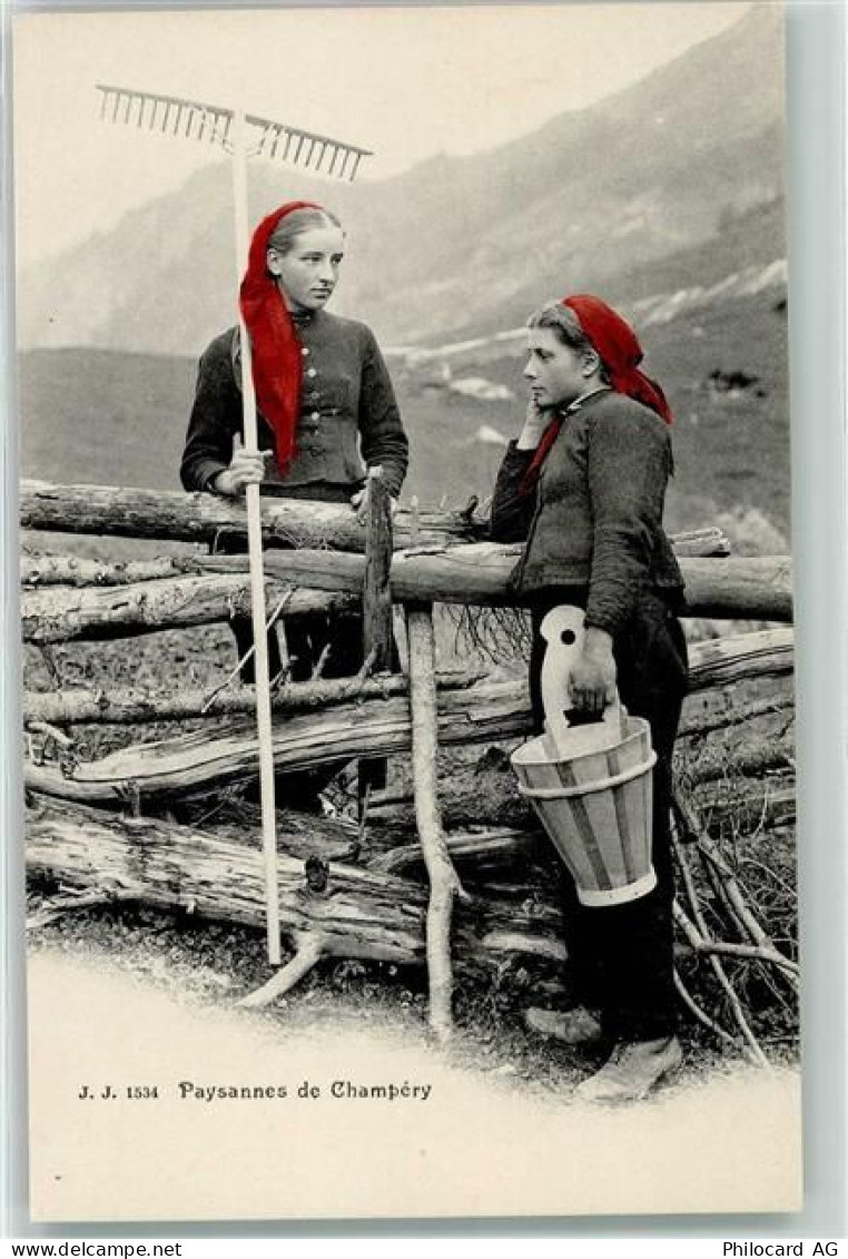 1874 Champéry - Bäuerinnen - 10601711