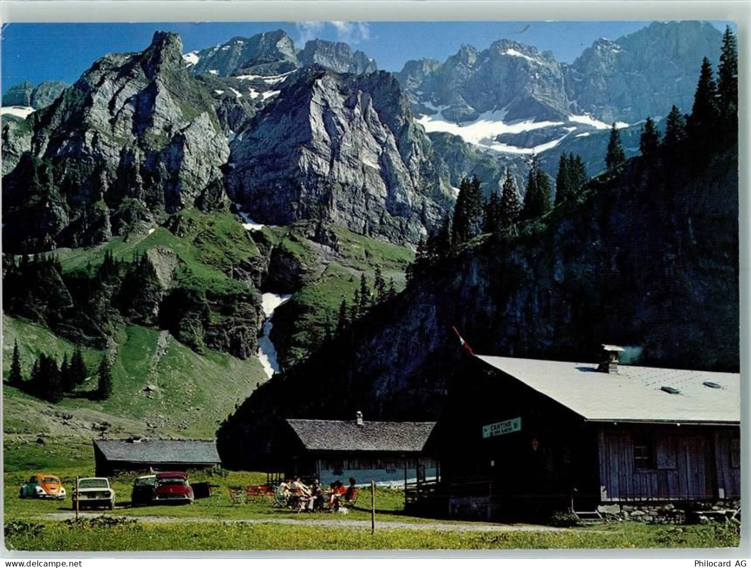 1874 Champéry - Cantine des Dents-Clanches Hüttenstempel - 40161367