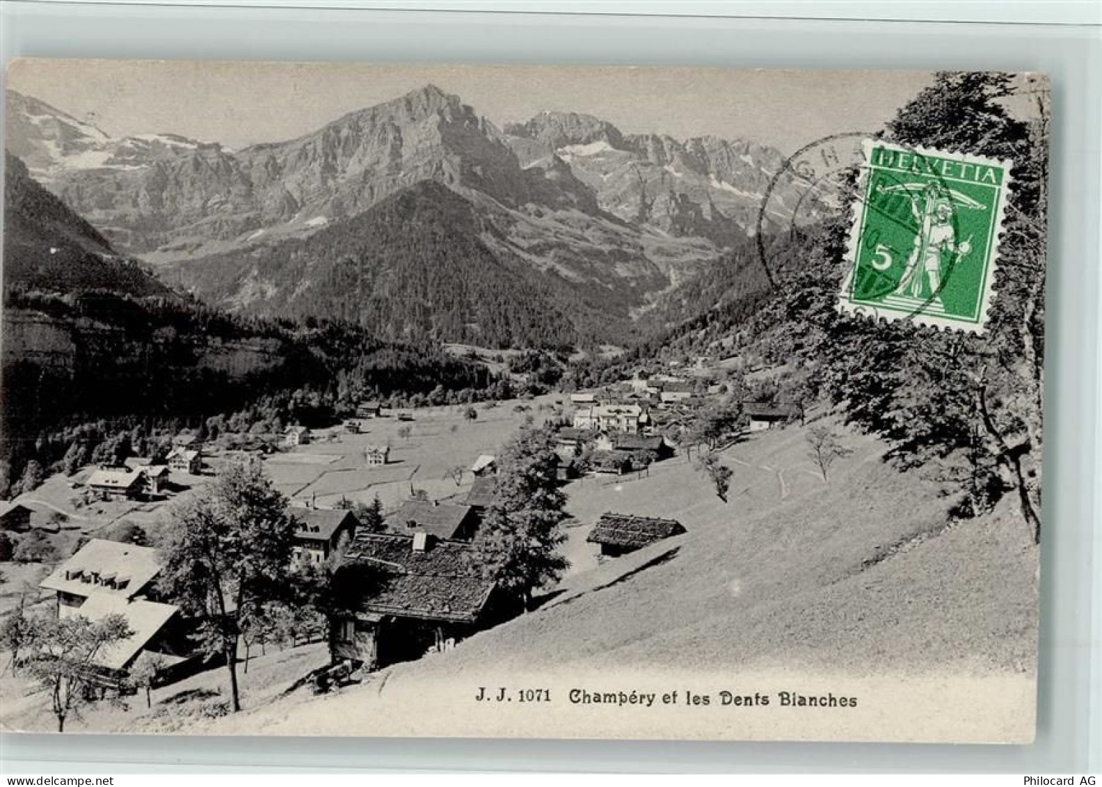 1874 Champéry - Champéry et les Dents Blanches - 12115847