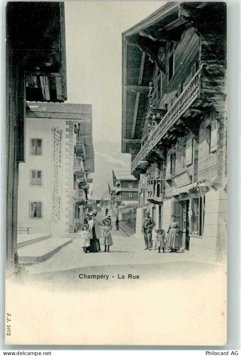 1874 Champéry - La Rue Kinder - 13906624