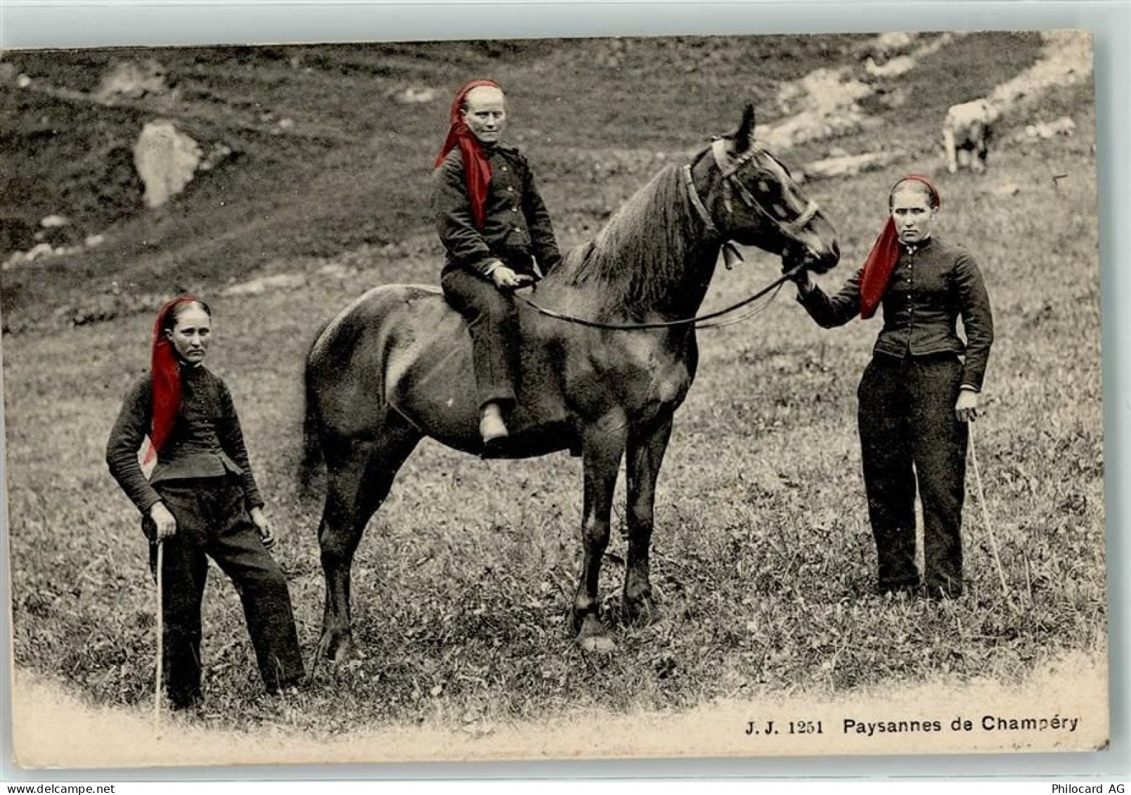 1874 Champéry - Paysannes - 39407347