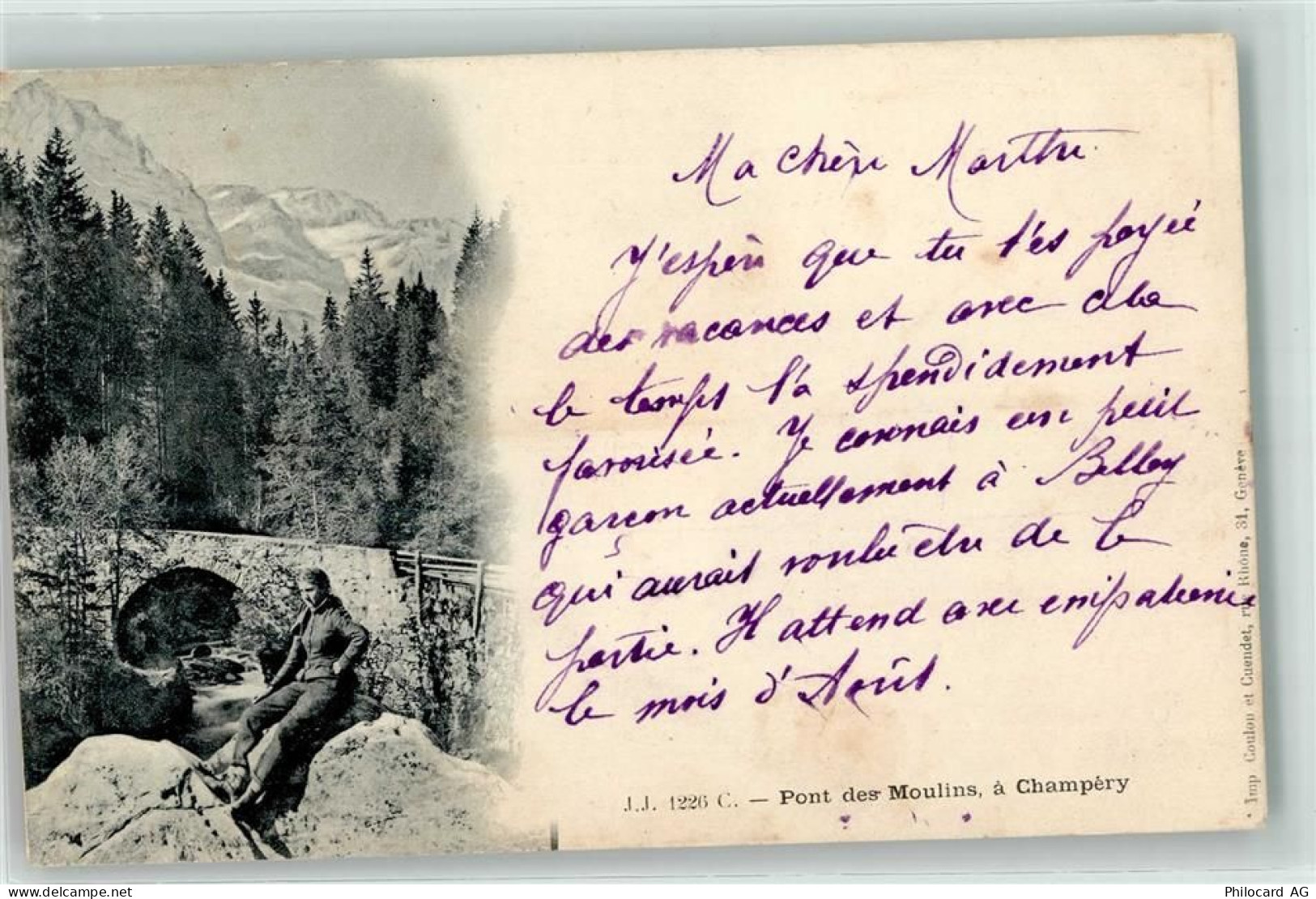 1874 Champéry - Pont de Moulins - 39407594