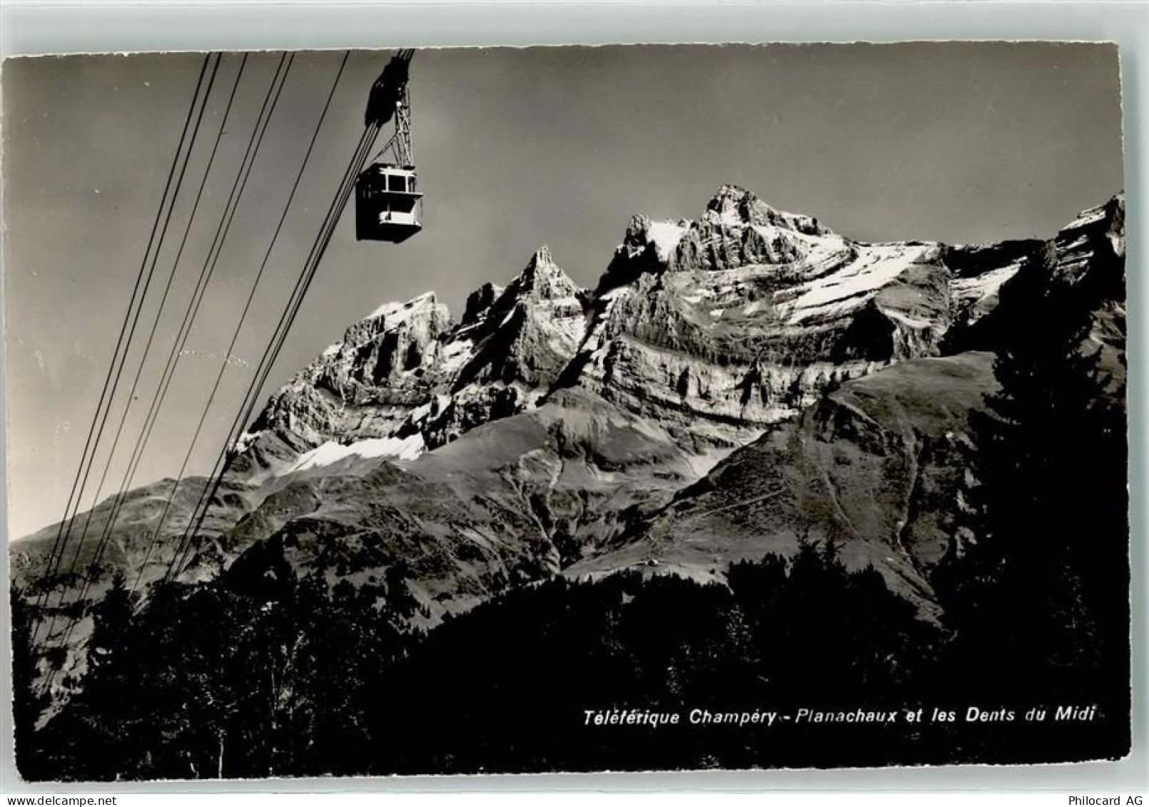 1874 Champéry - Teleferique Champery Planachaux Dents du Midi - 10612522