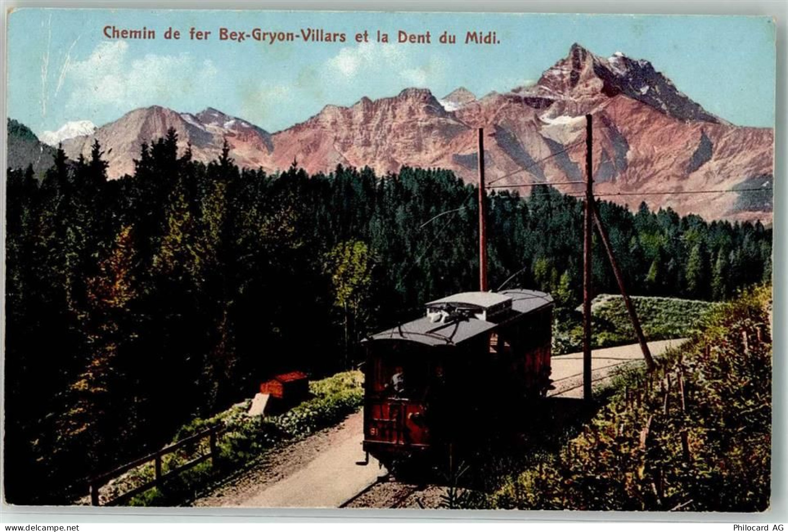 1880 Bex Gebrauchsspuren Bergbahn Bex-Villars-Bretaye - 10686612