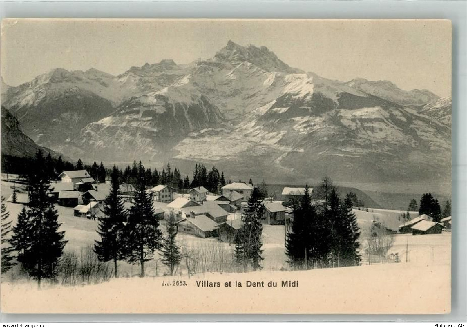 1884 Villars-sur-Ollon Winter - 38194310