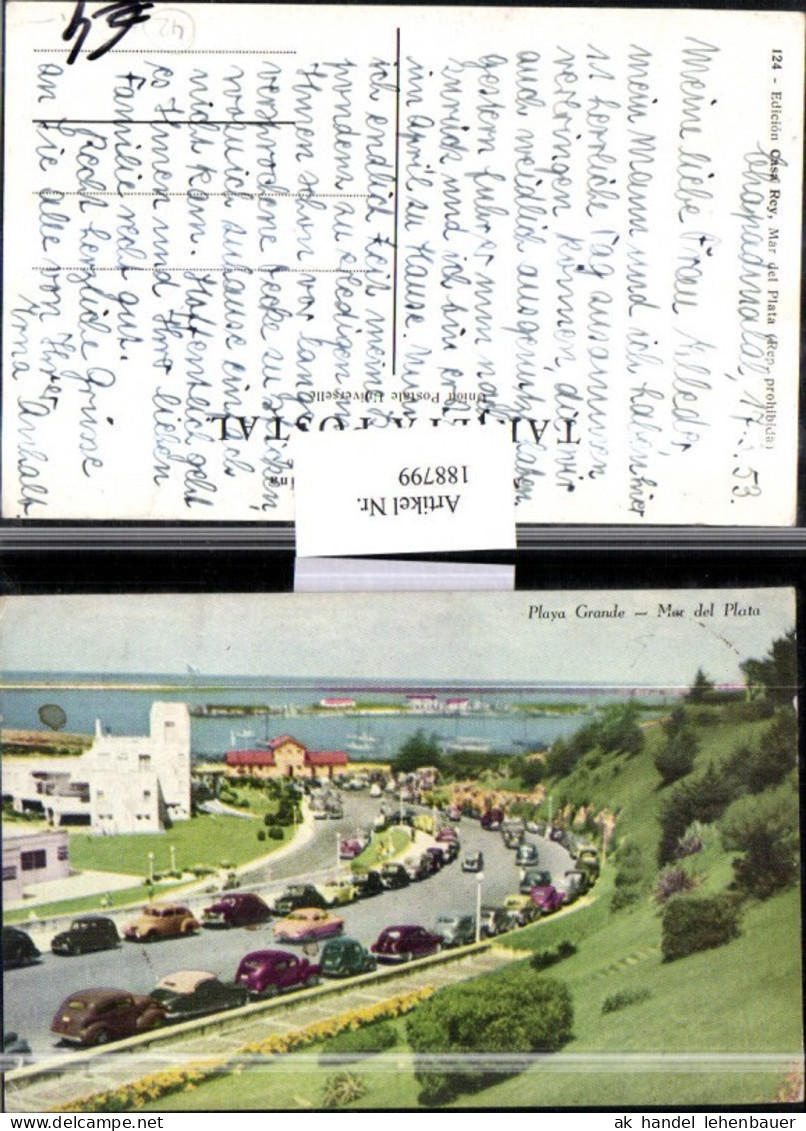 188799,Argentinien Mar del Plata Playa Grande Straßenansicht