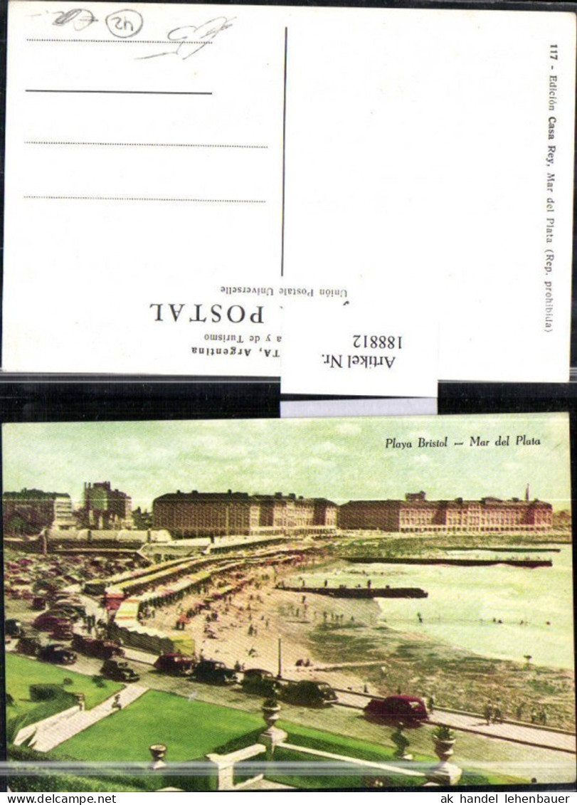 188812,Argentinien Mar del Plata Playa Bristol Strand