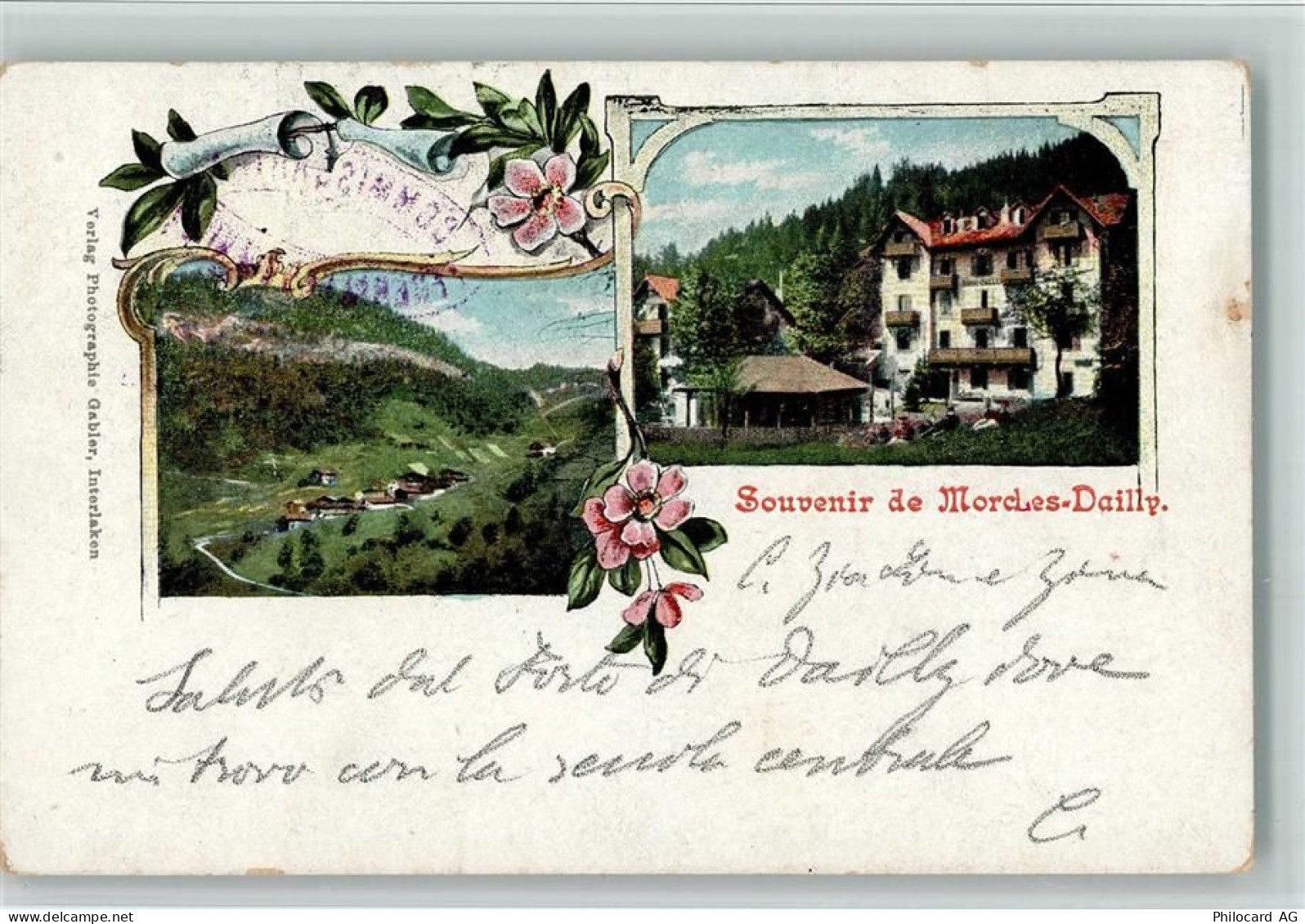 1892 Morcles 1903 - Hotel, Teilansicht - 13085811