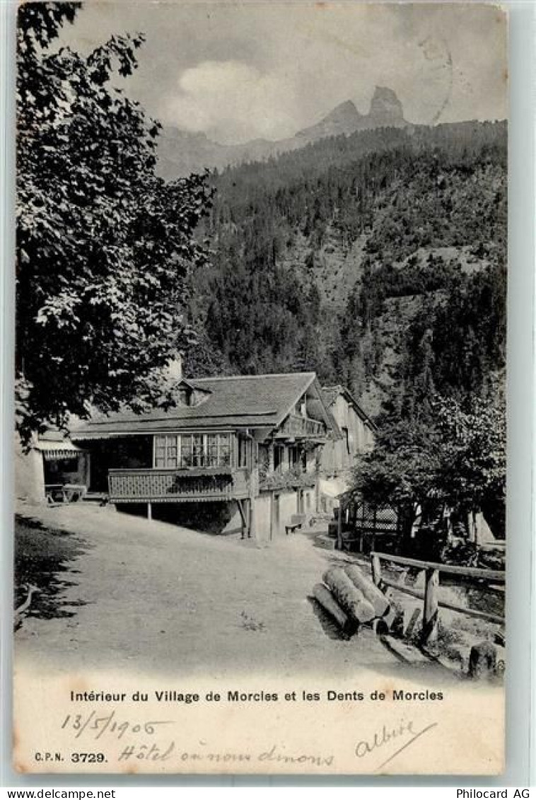 1892 Morcles 1906 - Interieur du Village et les Dents de Morcles - 13172558