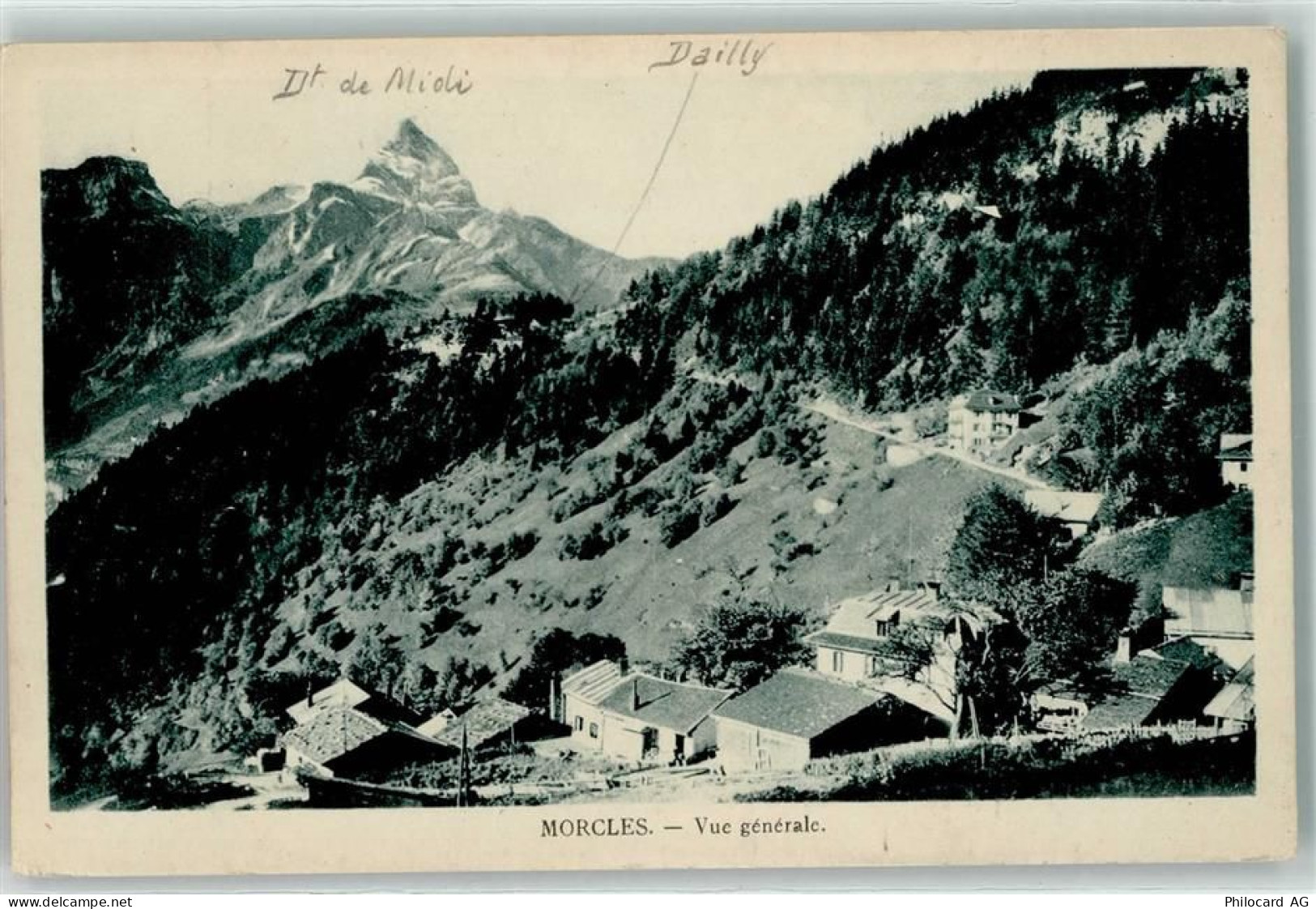 1892 Morcles - Dent du Midi Feldpost Fortifications de St Maurice - 10609932