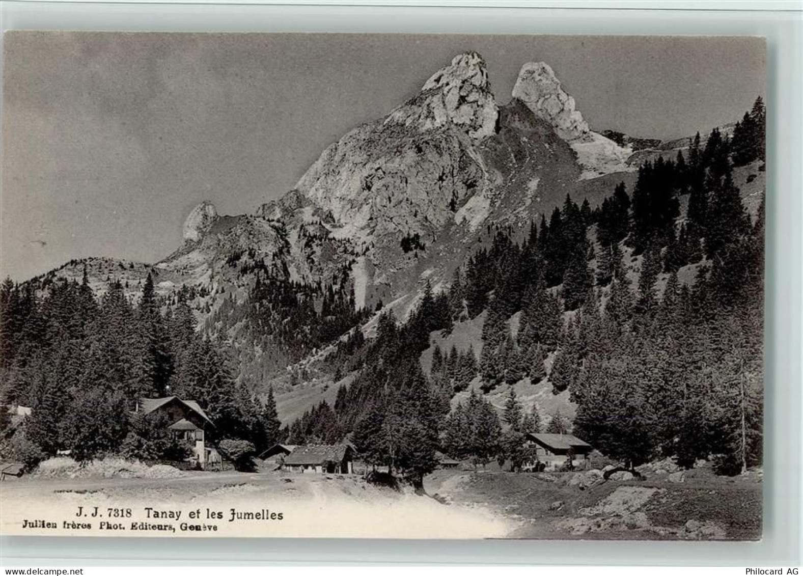1896 Vouvry - Hotel du lac Taney - Tanay et les Jumelles - 11061416