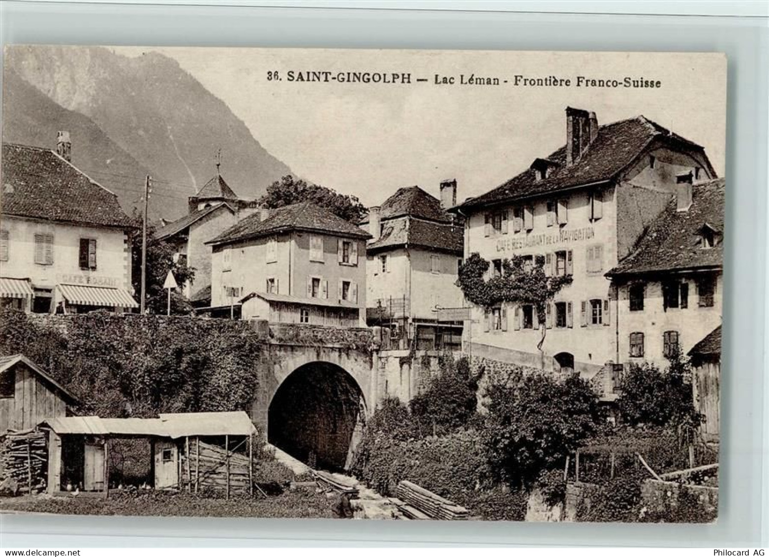 1898 St-Gingolph - Saint-Gingolph Lac Léman Frontière Franco-Suisse - 11061450