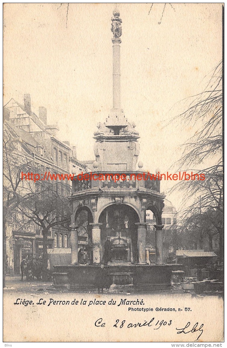 1903 Le Perron de la place du Marché