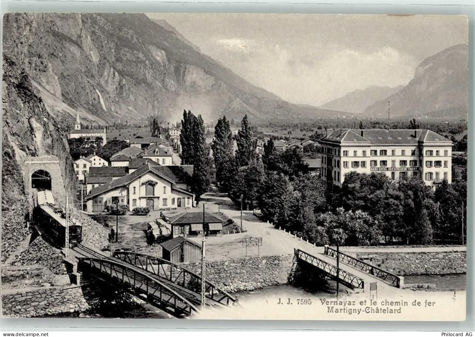 1904 Vernayaz - Chemin de fer Martygny Chatelard - 10623472