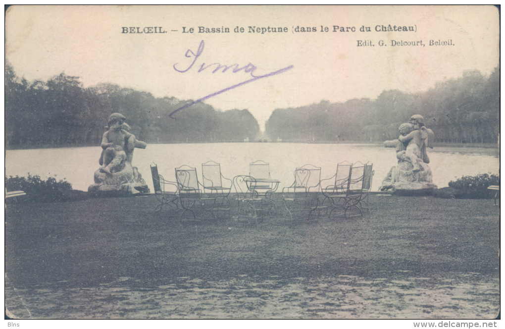 1906 Château Beloeil le bassin